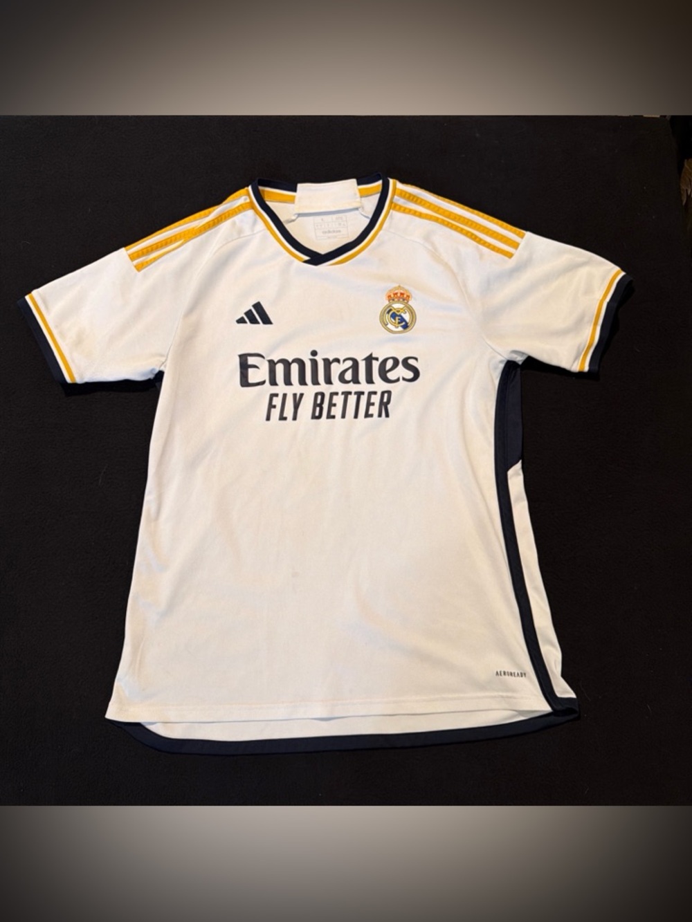 Real Madrid 2023-24 Home Soccer Jersey Adidas Mens Size Large